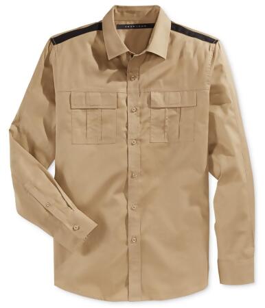 Sean John Mens Solid Button Up Shirt - M