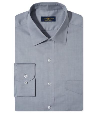 Club Room Mens No Wrinkle Button Up Dress Shirt - 15