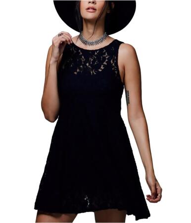 Free People Womens Miles Of Lace Shift Dress - M