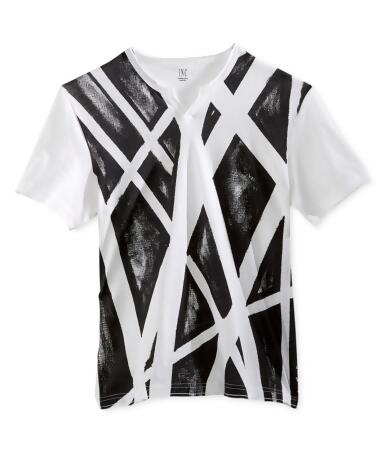 I-n-c Mens Geometric Graphic T-Shirt - M