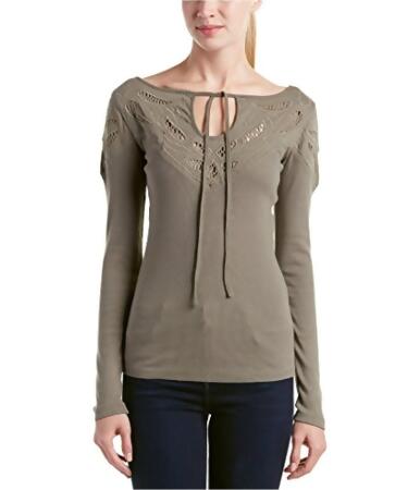 Free People Womens Crochet Pullover Blouse - S