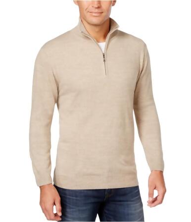 Weatherproof Mens 1/4 Zip Solid Pullover Sweater - S