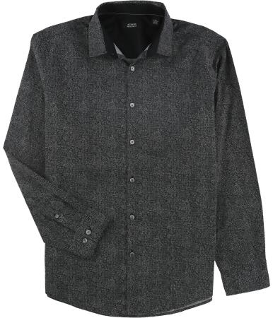 Alfani Mens Dotted Button Up Shirt - M