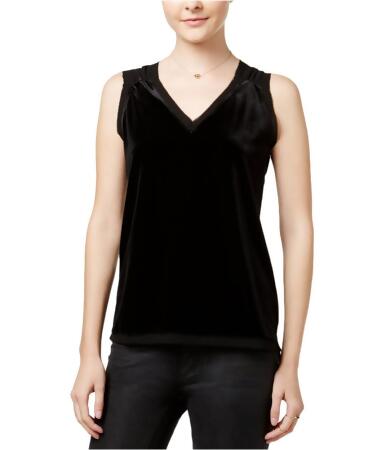 Xoxo Womens Velvet Chiffon Knit Blouse - M