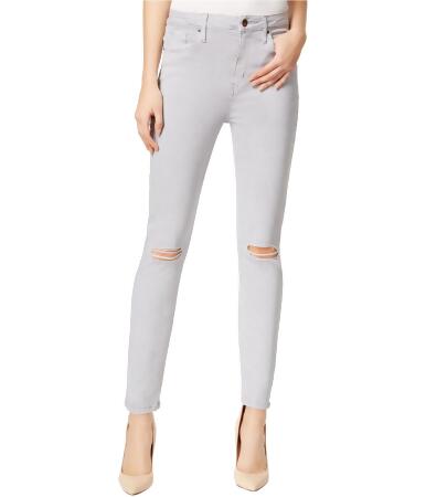 Calvin Klein Womens Ripped Ankle Skinny Fit Jeans - 30
