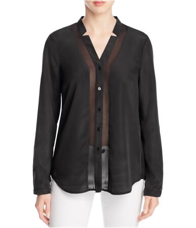 Finity Womens Long Sleeve Button Up Shirt - 10