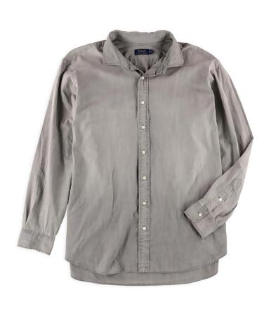Ralph Lauren Mens Big Tall Chambray Button Up Shirt - 2LT