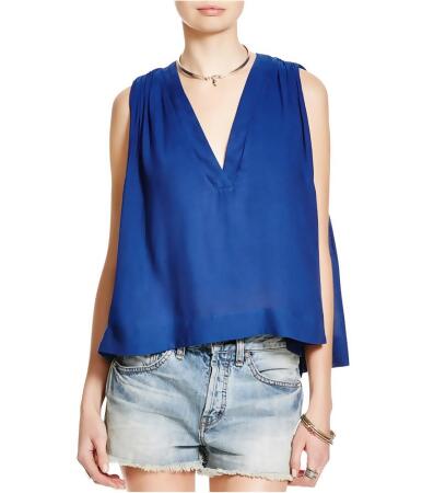 Free People Womens Darcy Super V Knit Blouse - XS