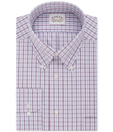 Eagle Mens Plaid Button Up Dress Shirt - 14 1/2