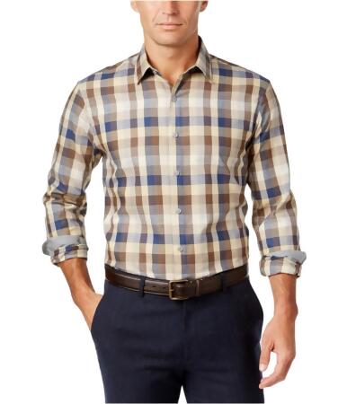 Tasso Elba Mens Long Sleeve Button Up Shirt - XLT