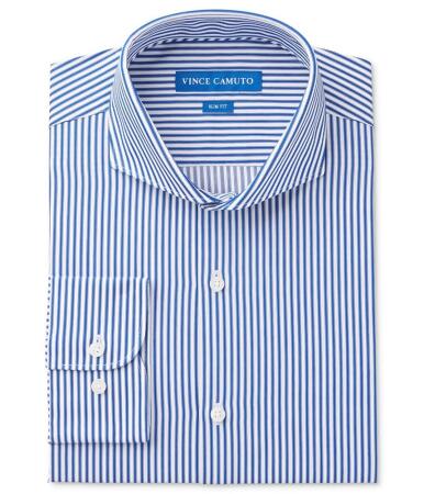 Vince Camuto Mens Stripe Button Up Shirt - 15 1/2