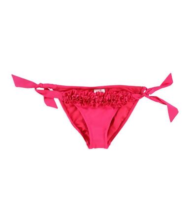 Kenneth Cole Womens Ruffled Bikini Swim Bottom - S