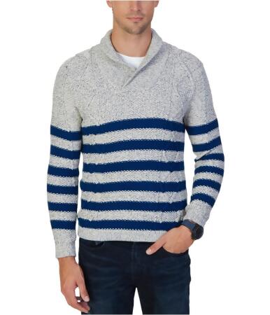 Nautica Mens Multi-Textured Knit Sweater - M