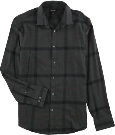 Alfani Mens Plaid Button Up Shirt - XL