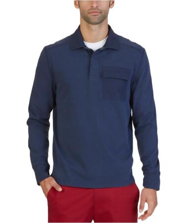 Nautica Mens Knit Rugby Polo Shirt - S