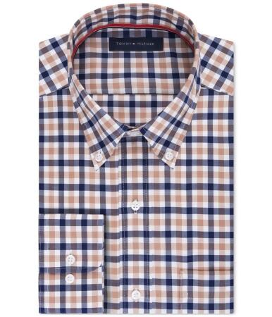 Tommy Hilfiger Mens Non Iron Button Up Dress Shirt - 18