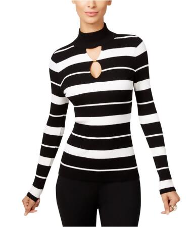 I-n-c Womens Striped Knit Sweater - M