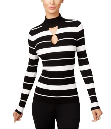 I-n-c Womens Striped Knit Sweater - L