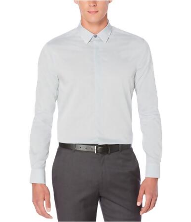 Perry Ellis Mens Fine Stripe Button Up Shirt - 2XL