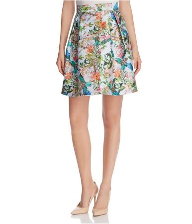 Finity Womens Floral A-Line Skirt - 14