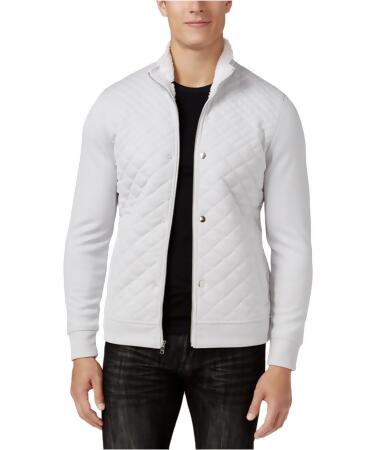 I-n-c Mens Zip Up Quilted Jacket - L