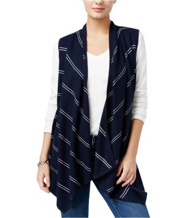 Tommy Hilfiger Womens Harper Draped Cardigan Sweater - M