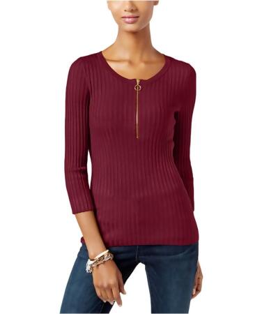 I-n-c Womens Ribbed Pullover Sweater - L