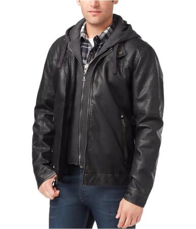 I-n-c Mens Faux-Leather Motorcycle Jacket - XL