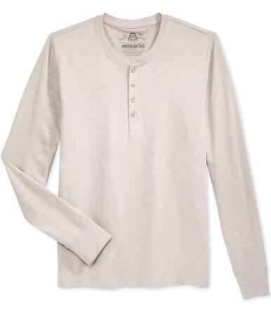 American Rag Mens Heathered Henley Shirt - S