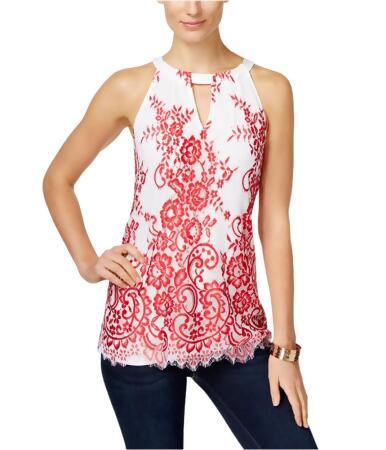 I-n-c Womens Lace Halter Pullover Blouse - S