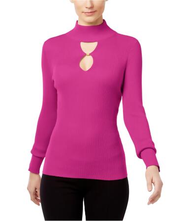 I-n-c Womens Keyhole Pullover Sweater - L