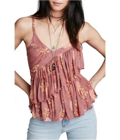 Free People Womens Floral Cami - L