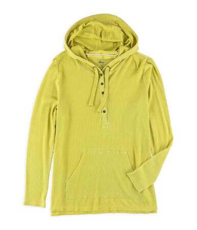 G.h. Bass Co. Womens Hooded Henley Shirt - XL