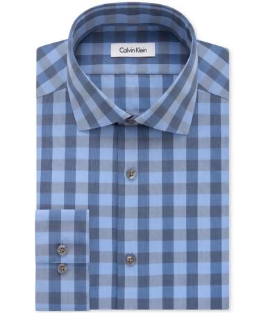 Calvin Klein Mens Non-Iron Button Up Dress Shirt - 14 1/2