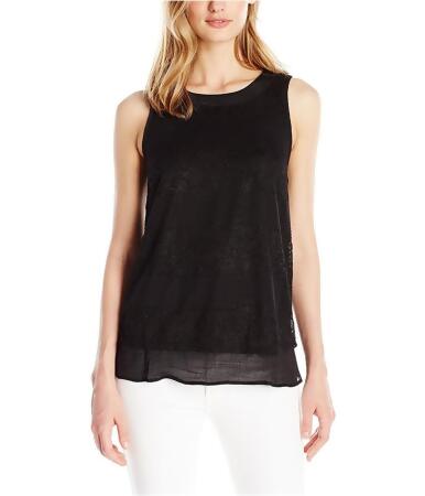 Kensie Womens Sleeveless Knit Blouse - S