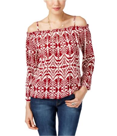 I-n-c Womens Printed Pullover Blouse - 2