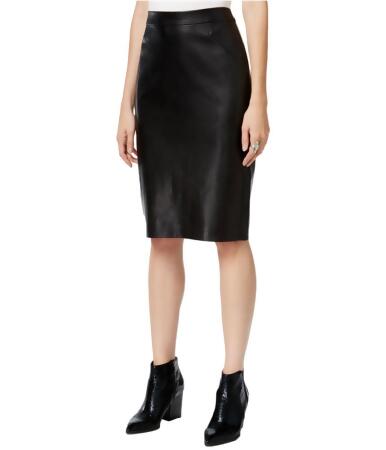 Bar Iii Womens Faux Leather Pencil Skirt - XS