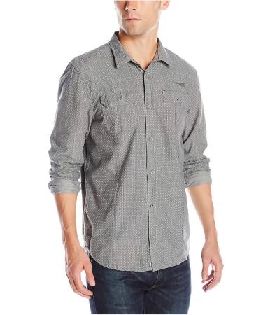 Buffalo David Bitton Mens Long Sleeve Button Up Shirt - L