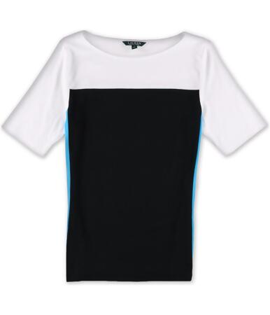 Ralph Lauren Womens Colorblocked Basic T-Shirt - XS