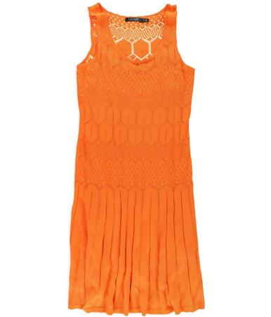 Ralph Lauren Womens Sleeveless A-Line Tank Top Dress - M