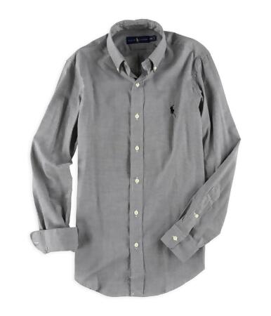 Ralph Lauren Mens Houndstooth Button Up Shirt - XS