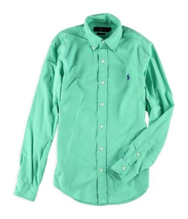 Ralph Lauren Mens Garment Dyed Button Up Shirt - S