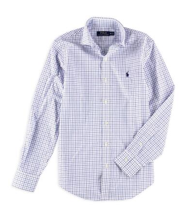 Ralph Lauren Mens Tattersall Estate Button Up Shirt - XS