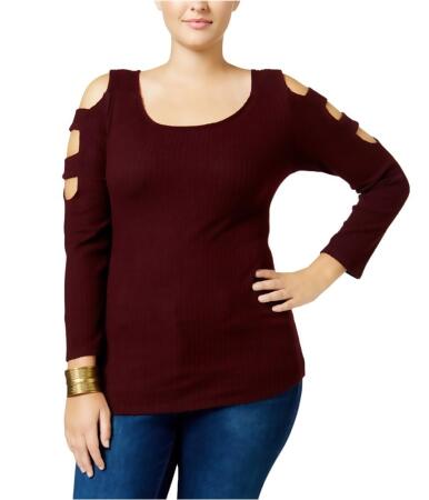 Ing Womens Plus Size Ribbed Pullover Sweater - 3X