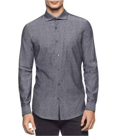 Calvin Klein Mens Cotton Button Up Shirt - S