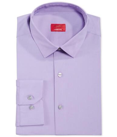 Alfani Mens Solid Button Up Dress Shirt - 17-17 1/2