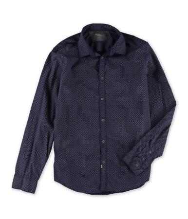 Calvin Klein Mens Geometric Button Up Shirt - M