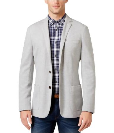 Michael Kors Mens Textured Two Button Blazer Jacket - 46