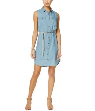 G.h. Bass Co. Womens Waist Tie Shirt Dress - XL