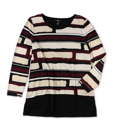 Alfani Womens Striped Pullover Blouse - XL